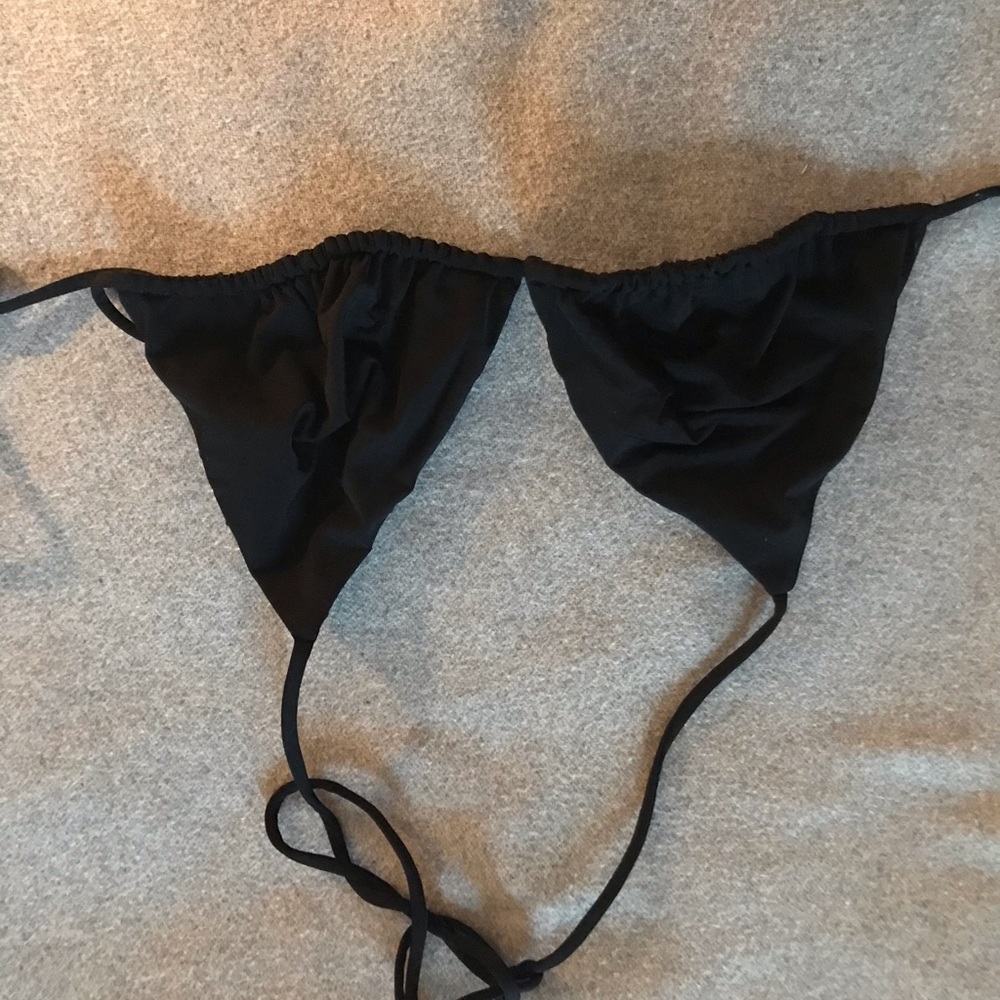 Ralph Lauren Purple label collection Black Triangle Bikini Top